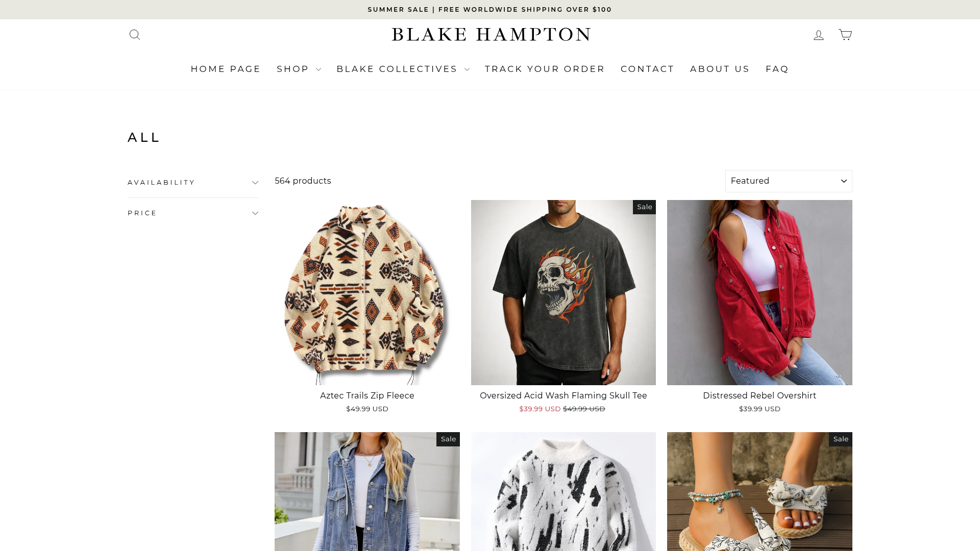Blake Hampton store design — Collection